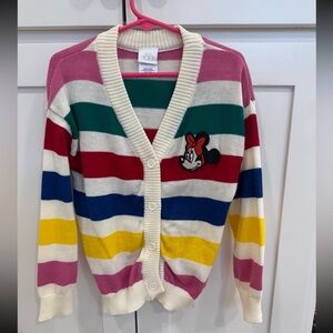 disney 100 Stripe Cardigan 5t